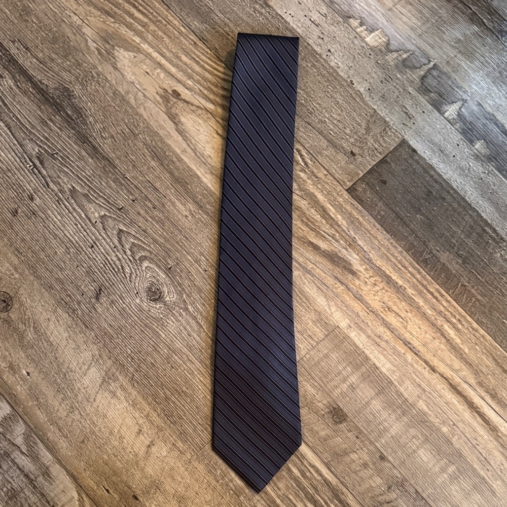 Apt. 9 Black Diagonal Pattern Tie